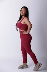 B Wine Seamless 2 piece set